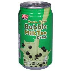 Rico Matcha Flavor Bubble Milk Tea Drink 12.3 oz