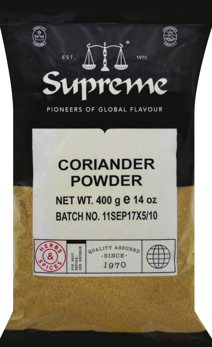 slide 1 of 5, Supreme Coriander 400 g, 400 g