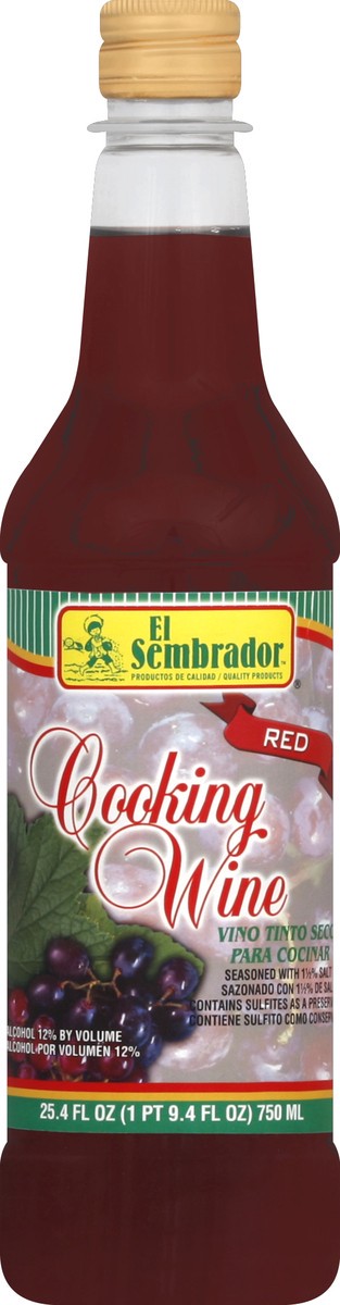 slide 1 of 2, El Sembrador Cooking Wine 25.4 oz, 24 fl oz