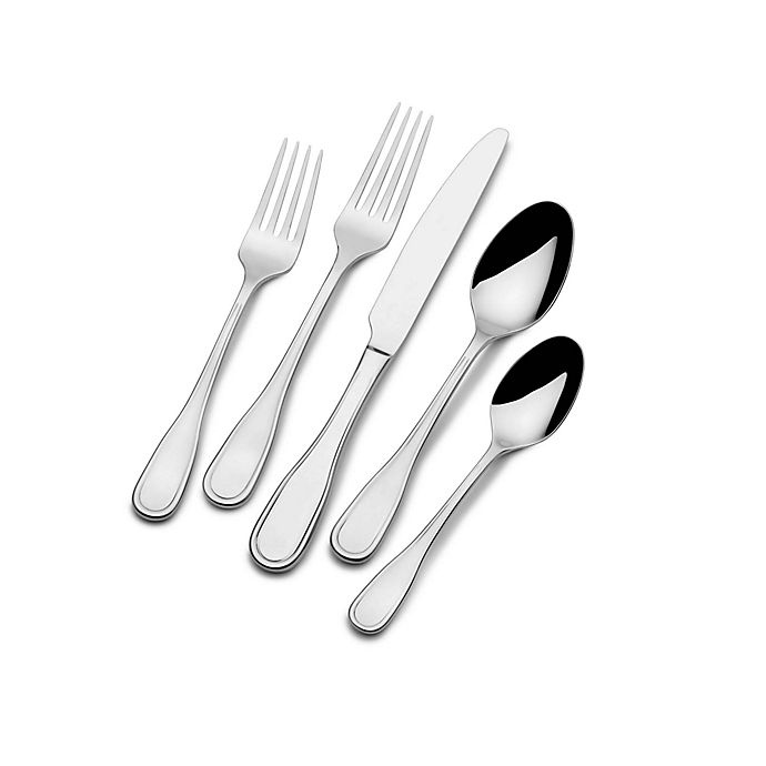 slide 1 of 1, Everyday White Everyday Bistro Classic by Fitz and Floyd Flatware Set, 45 ct