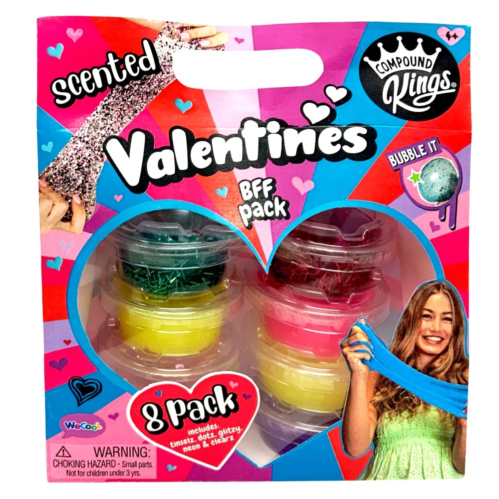 slide 1 of 1, Compound Kings Valentines Bff Mix & Share Slime Pack, 10 oz