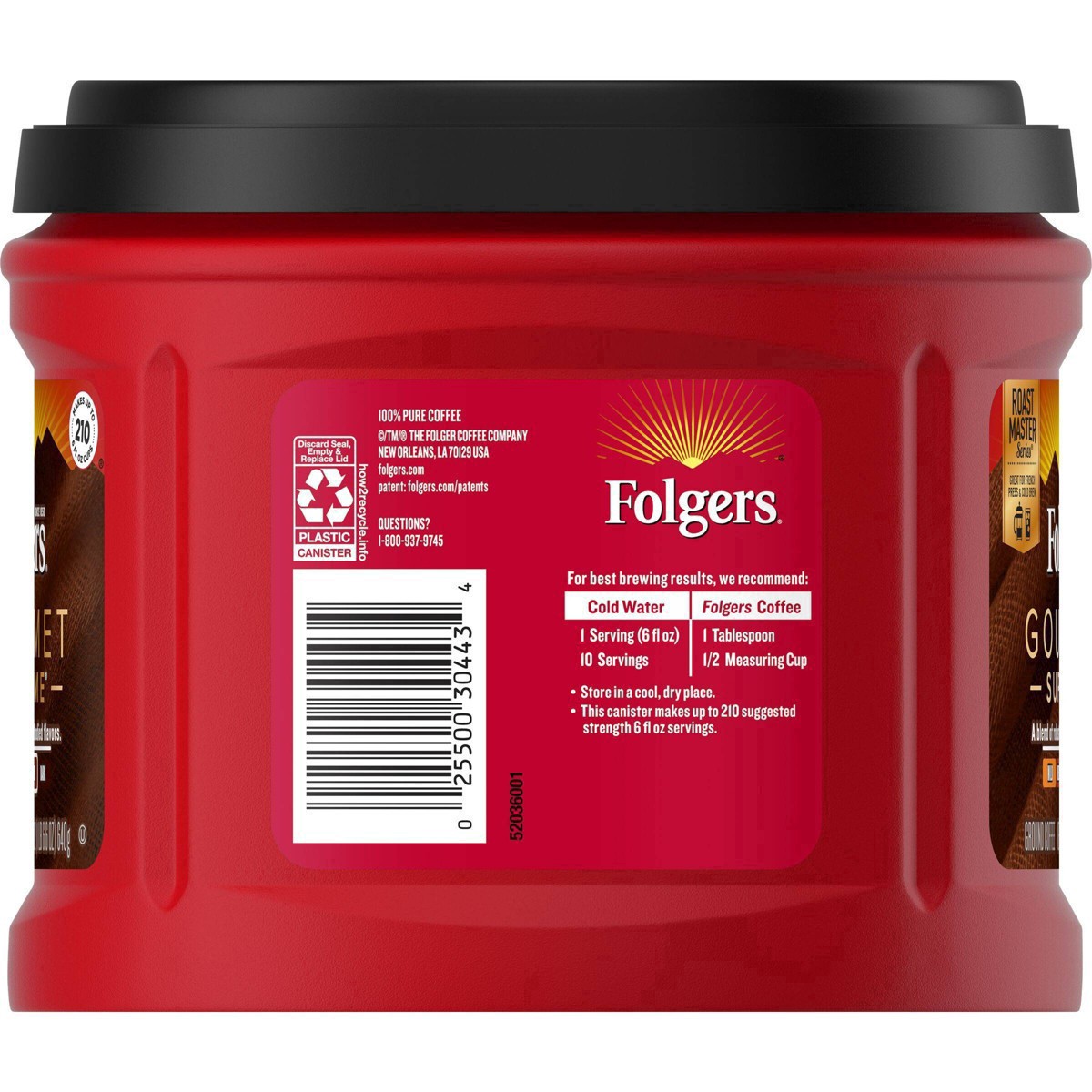 slide 19 of 25, Folgers Gourmet Supreme Ground Coffee, 24.2 Ounce Canisters, 