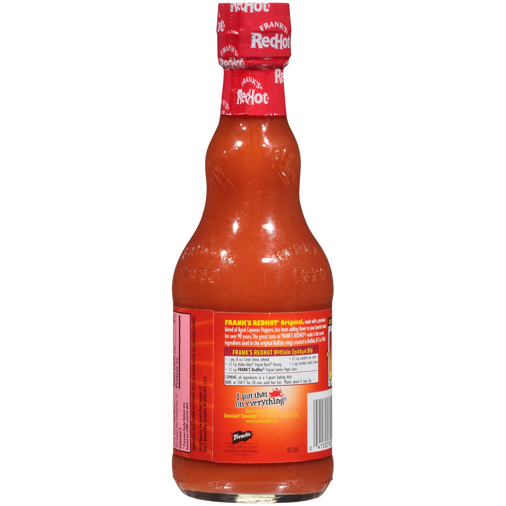 slide 3 of 5, Frank's RedHot Hot Sauce - Original, 12 fl oz, 12 oz