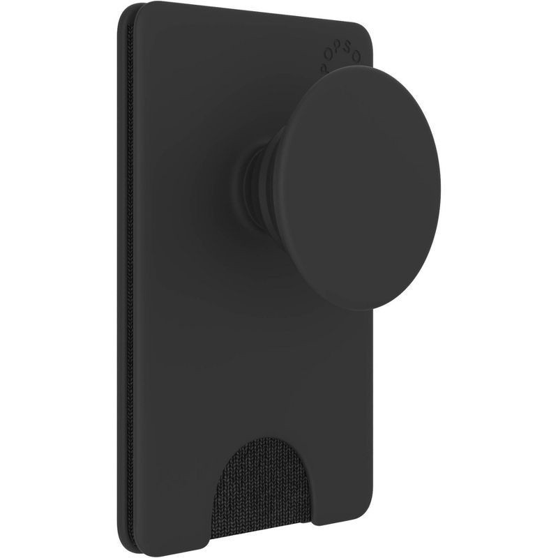 slide 2 of 5, PopSockets PopWallet with PopGrip Cell Phone Grip & Stand - Black, 1 ct