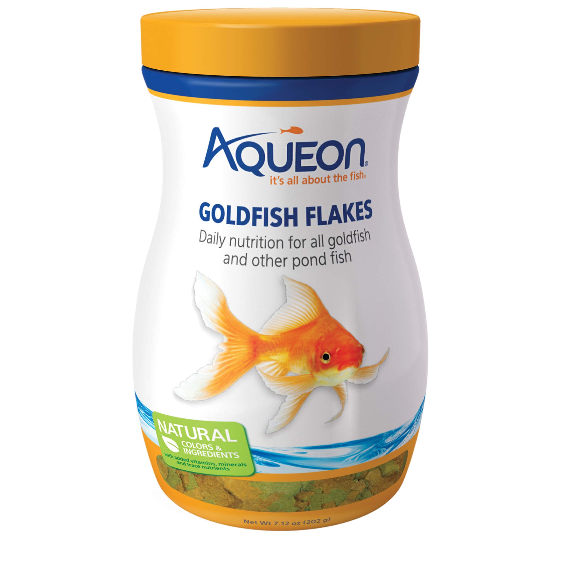 slide 1 of 8, Aqueon Goldfish Flakes 7.12 Ounces, 1 ct