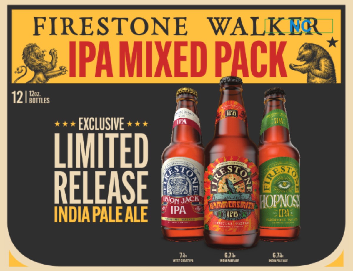 slide 2 of 3, Firestone Walker IPA Beer Mixed Pack 12 - 12 oz Bottles, 12 ct; 12 oz