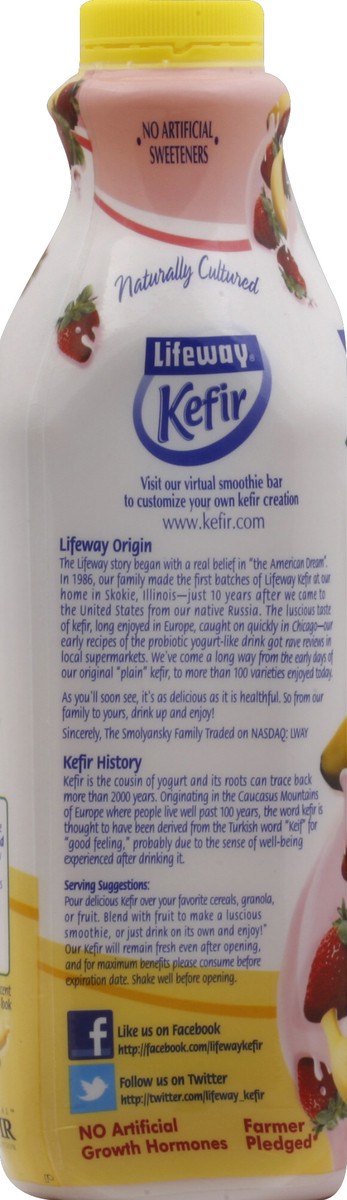 slide 2 of 4, Lifeway Kefir Cultured Milk Smoothie 32 oz, 32 oz