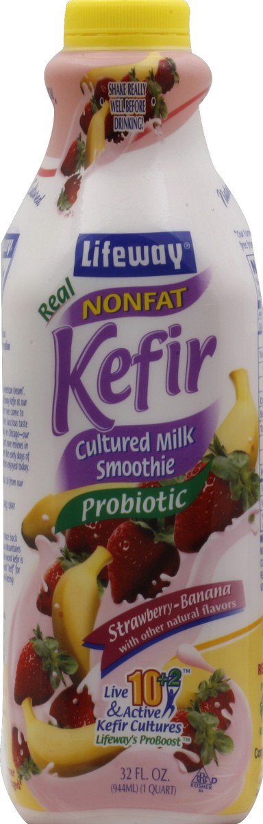 slide 1 of 4, Lifeway Kefir Cultured Milk Smoothie 32 oz, 32 oz