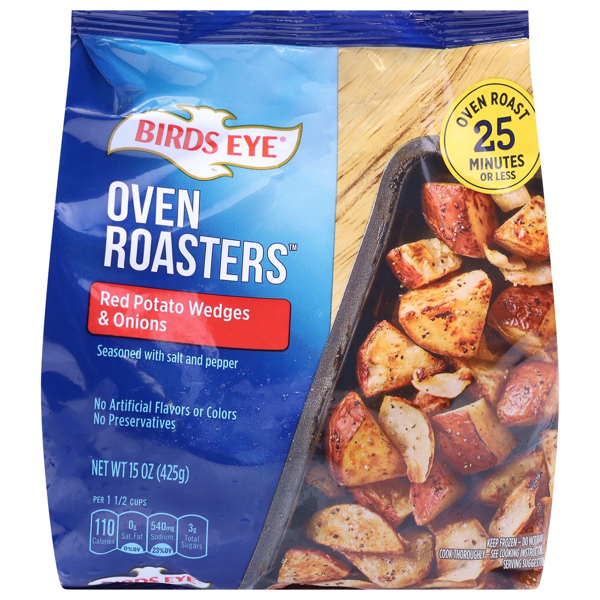 slide 1 of 12, Birds Eye Oven Roasters Red Potato Wedges & Onions 15 oz, 15 oz