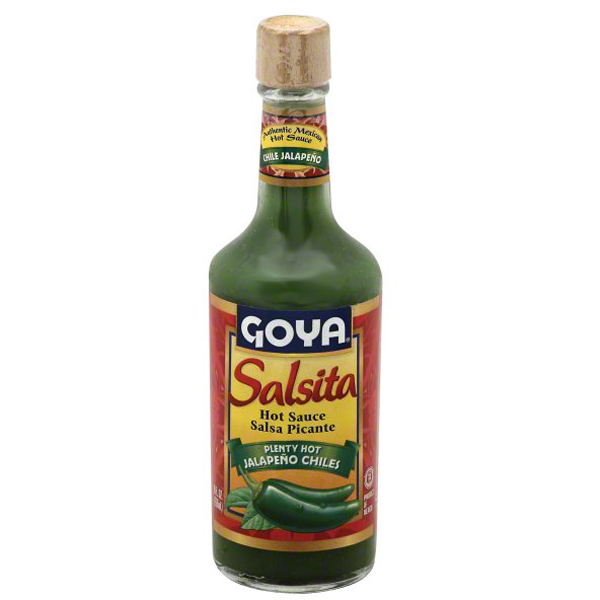 slide 1 of 1, Goya Salsita Plenty Hot Jalapeno Chiles Sauce, 8 oz