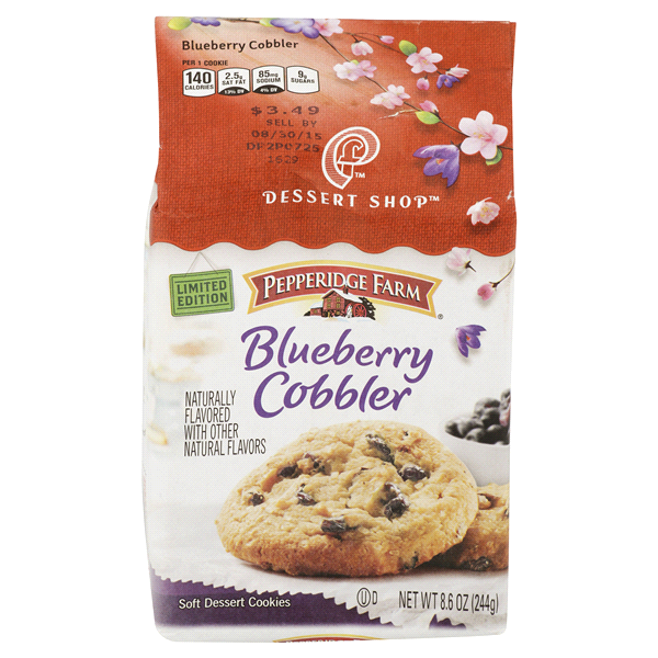 slide 1 of 5, Pepperidge Farm Dessert Shop Blueberry Cobbler, 8.6 oz