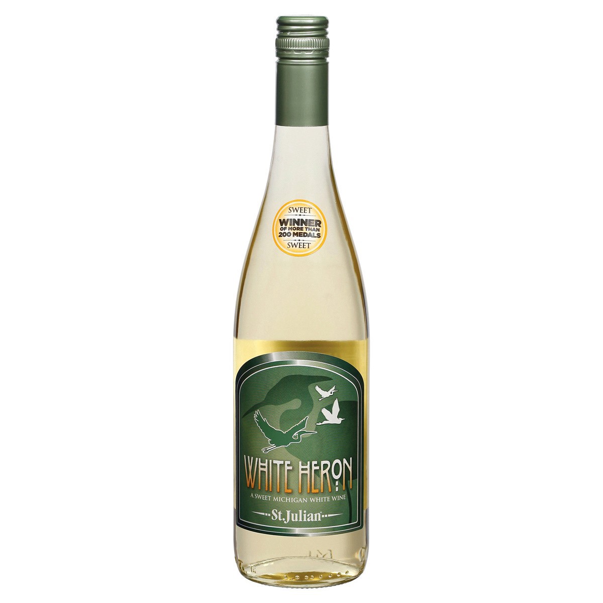 slide 1 of 5, St. Julian White Heron Wine, 750 ml