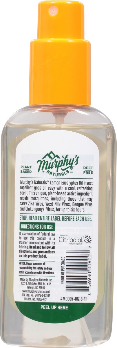 slide 4 of 9, Murphy's Naturals Lemon Eucalyptus Oil Insect Repellent 4 fl oz, 4 fl oz