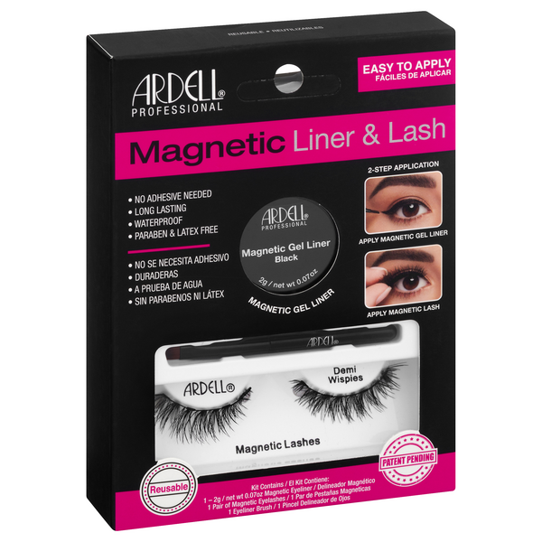 slide 1 of 1, Ardell Demi Wispies Magnetic Liner & Lash Kit 3 pc, 1 ct