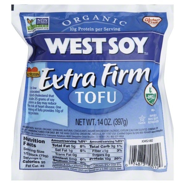 slide 1 of 5, Westsoy Tofu 14 oz, 14 oz