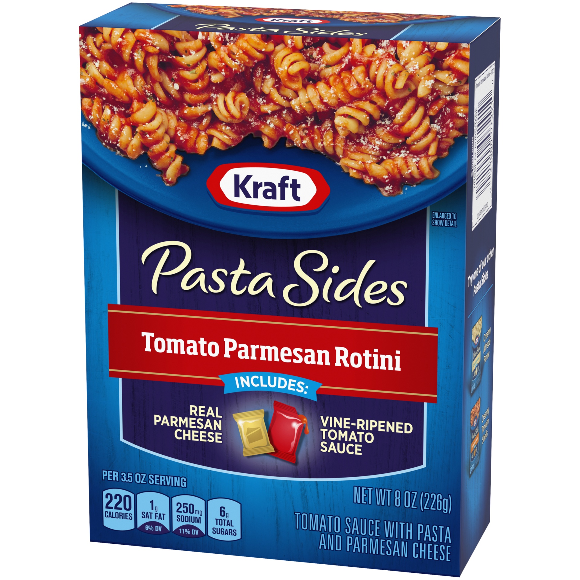 slide 3 of 6, Kraft Pasta Sides Tomato Parmesan Rotini, 8 oz