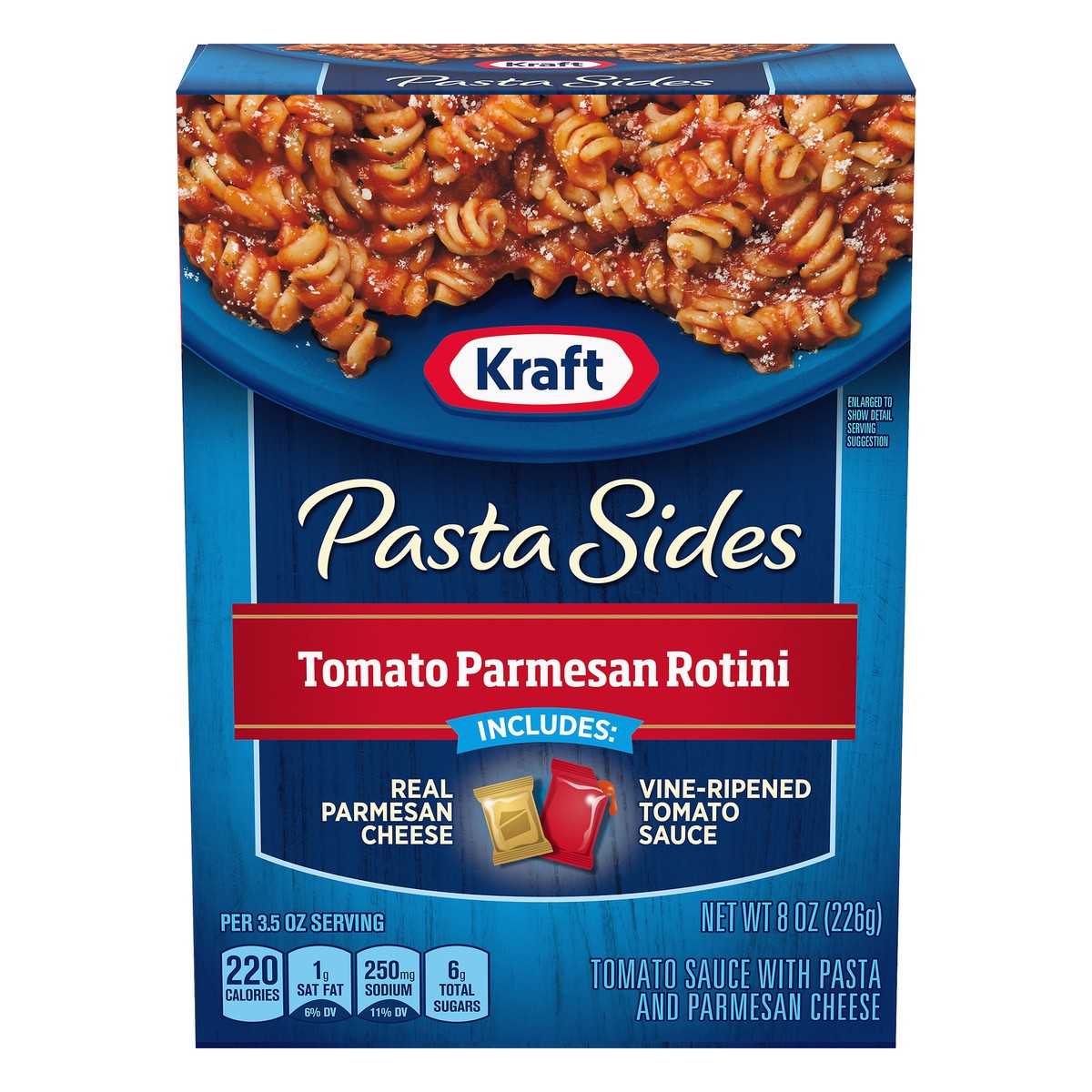 slide 1 of 10, Kraft Pasta Sides Tomato Parmesan Rotini, 8 oz