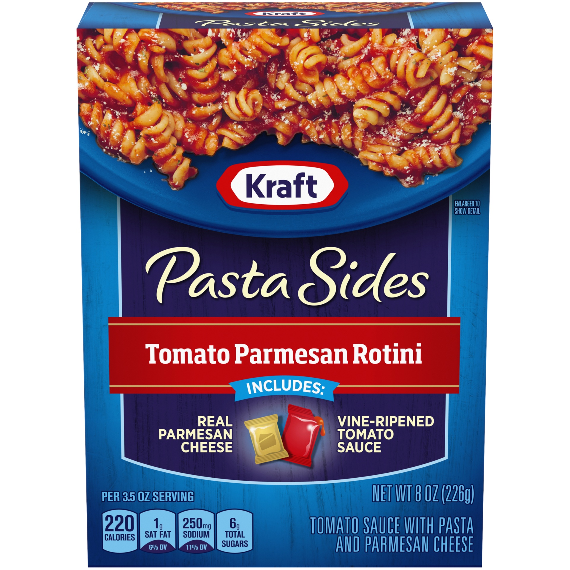 slide 1 of 6, Kraft Pasta Sides Tomato Parmesan Rotini, 8 oz