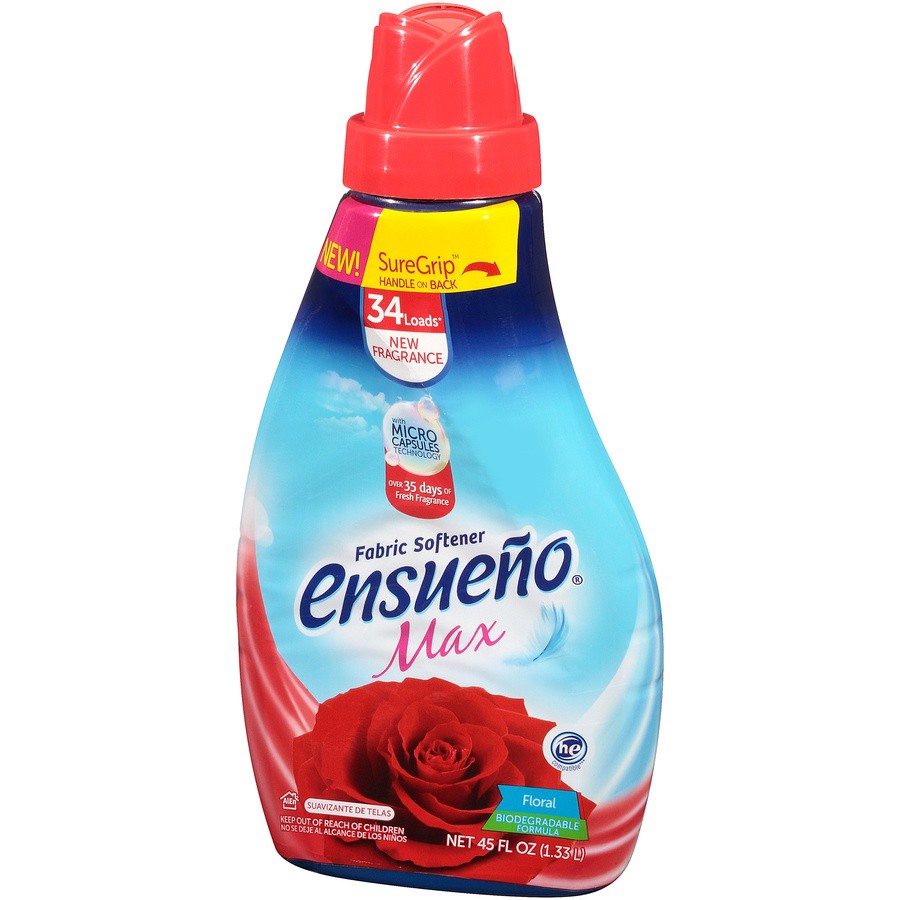 slide 2 of 6, Ensueno Max Floral Fabric Softener 45 fl oz, 45 fl oz