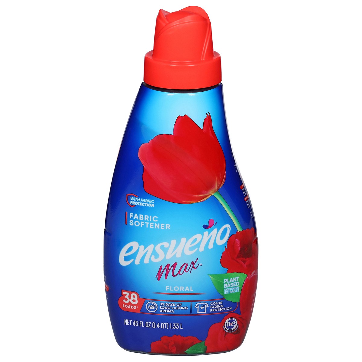 slide 1 of 6, Ensueno Max Floral Fabric Softener 45 fl oz, 45 fl oz