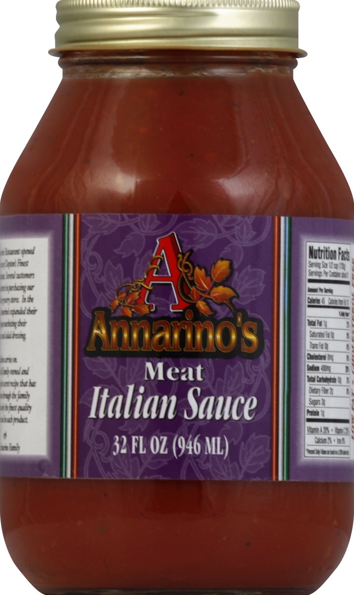 slide 2 of 2, Annarinos Italian Sauce 32 oz, 32 oz