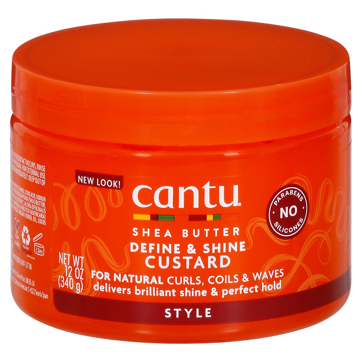 slide 2 of 14, Cantu Shea Butter Define & Shine Custard 12 oz, 12 oz