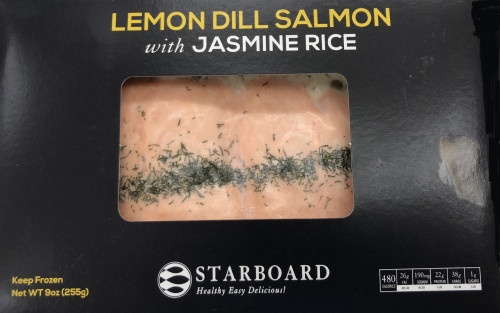 slide 1 of 1, Starboard Healthy Cooking Lemon Dill Salmon, 9 oz