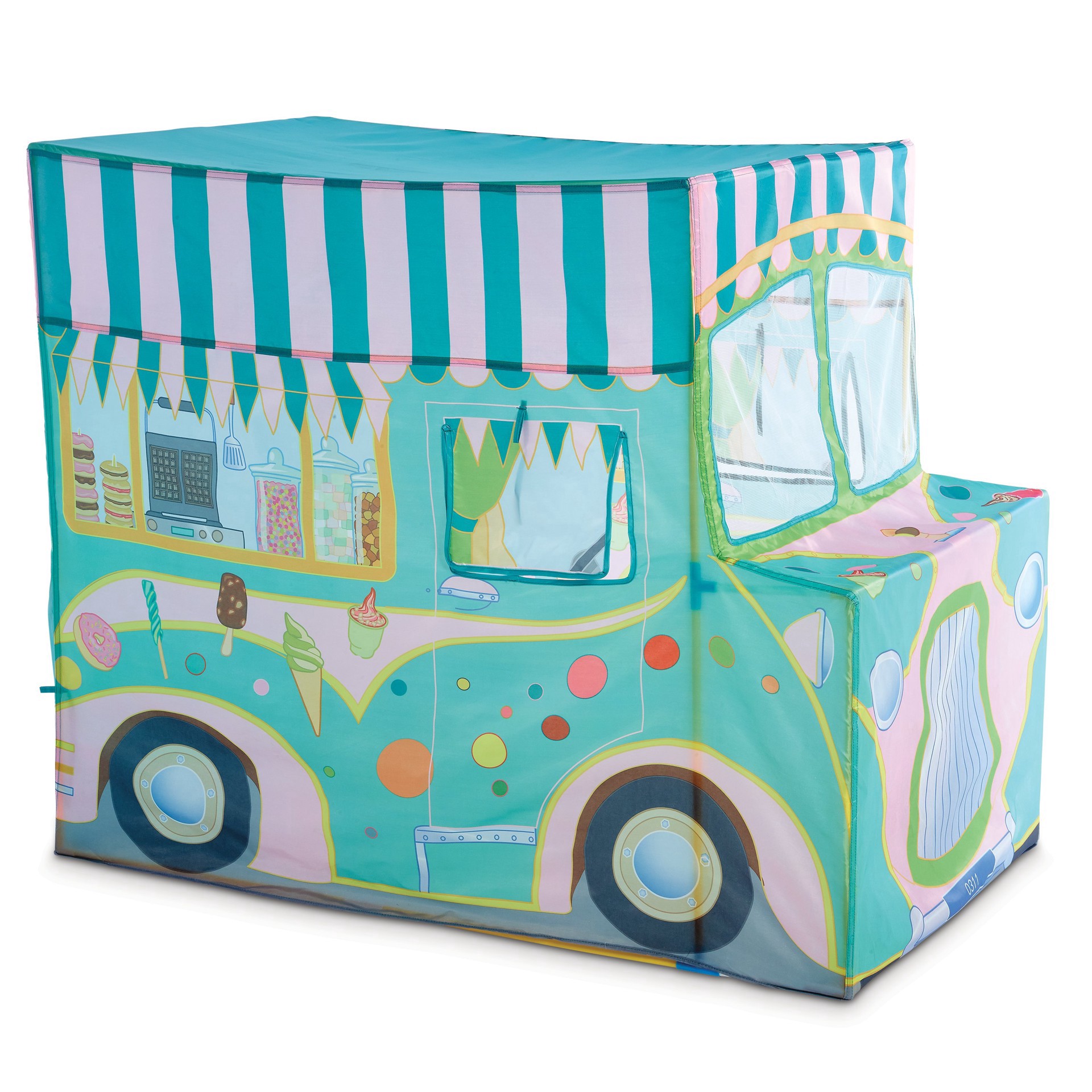 slide 1 of 1, H-E-B Beyond Imagination! Ice Cream Truck Play Tent, 3.9 ft x 2.3 ft x 3.3 ft