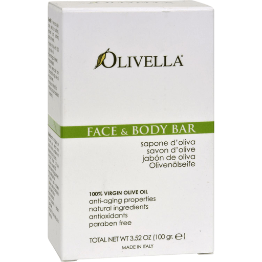 slide 1 of 1, Olivella Face And Body Bar, 3.52 oz