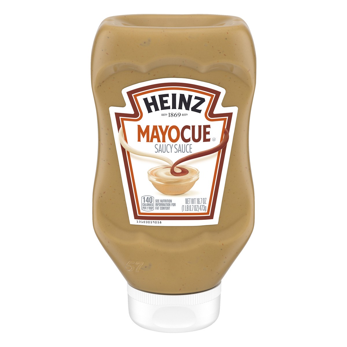 slide 1 of 10, Heinz Mayocue Mayonnaise & Barbecue Sauce Bottle, 16.7 oz