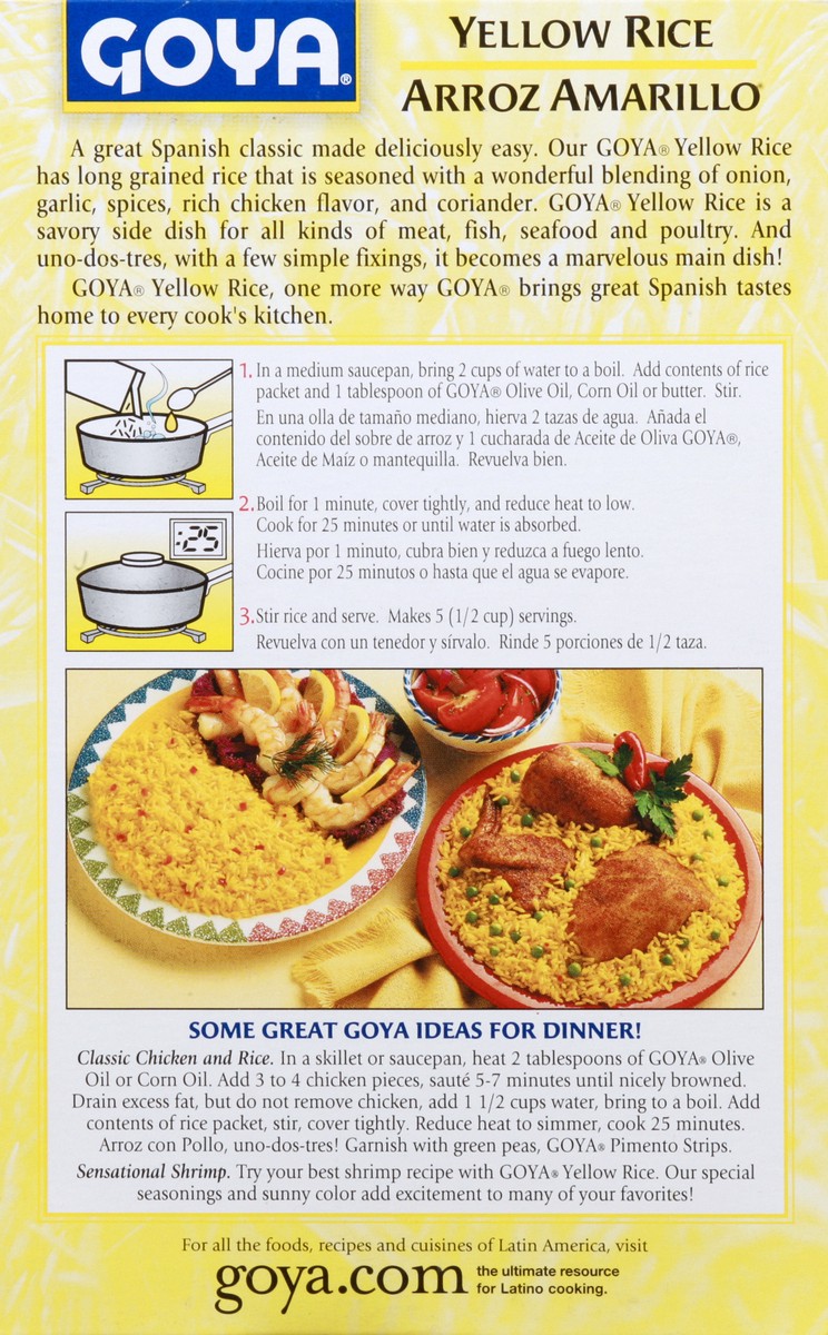 slide 10 of 13, Goya® yellow rice, Spanish style, 7 oz