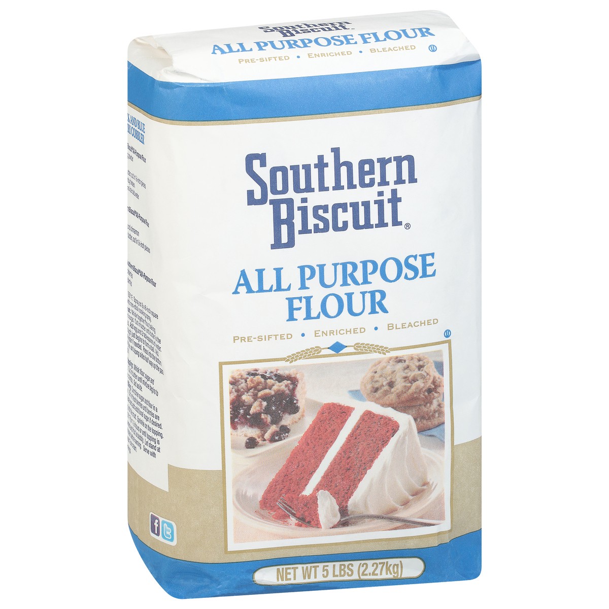 slide 4 of 11, Southern Biscuit Flour All Purpose Bleached, 5 lb