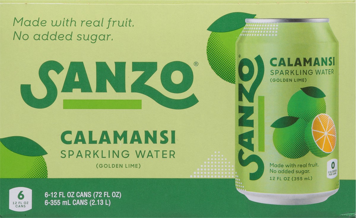 slide 6 of 9, Sanzo Sparkling Water Calamansi - 6 ct, 6 ct