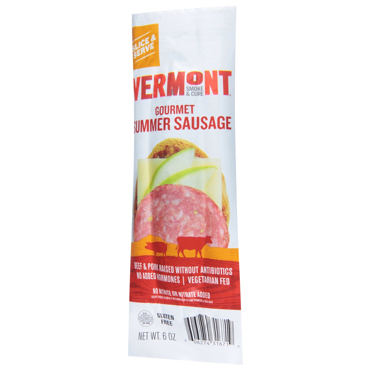 slide 7 of 9, Vermont Smoke & Cure Gourmet Summer Sausage 6 oz, 6 oz