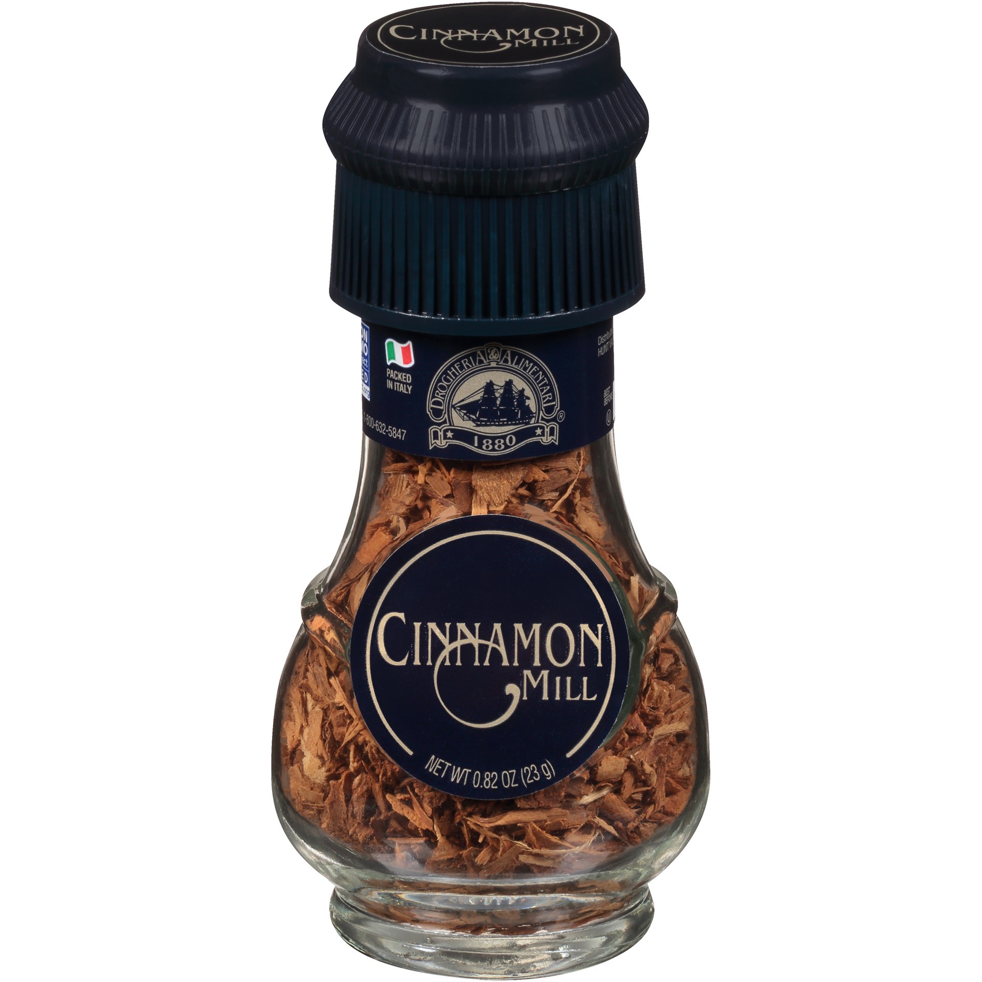 slide 1 of 2, Drogheria & Alimentari Cinnamon Mill, Built-In Grinder, 0.81 oz