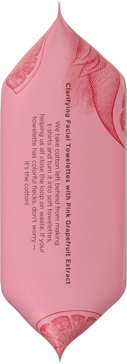 slide 3 of 9, Burt's Bees Clarifying Facial Towelettes With Pink Grapefruit, 99 Percent Natural, 30 ct. Package, 30 ct