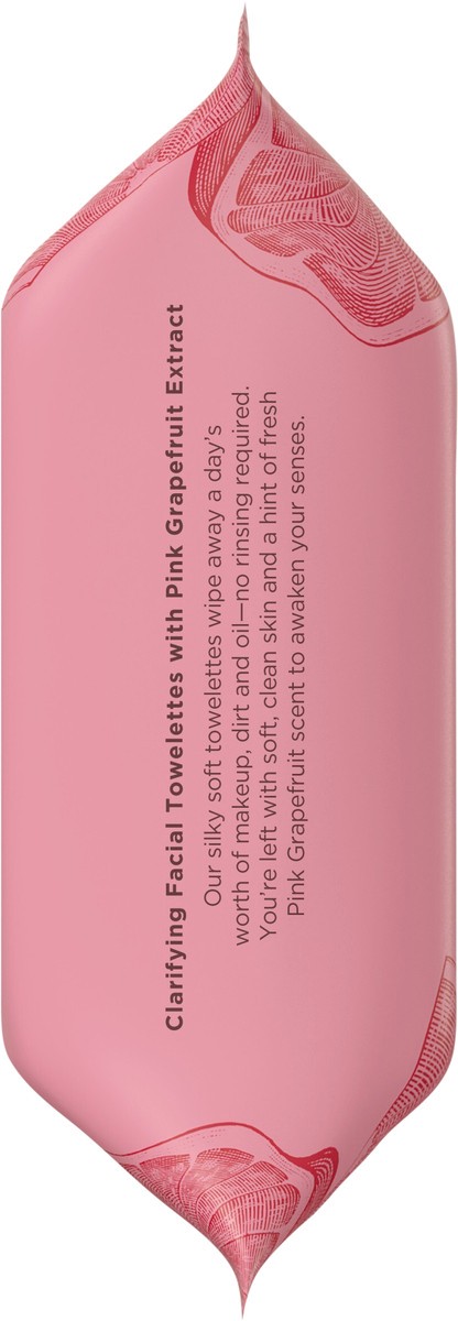 slide 8 of 9, Burt's Bees Clarifying Facial Towelettes With Pink Grapefruit, 99 Percent Natural, 30 ct. Package, 30 ct