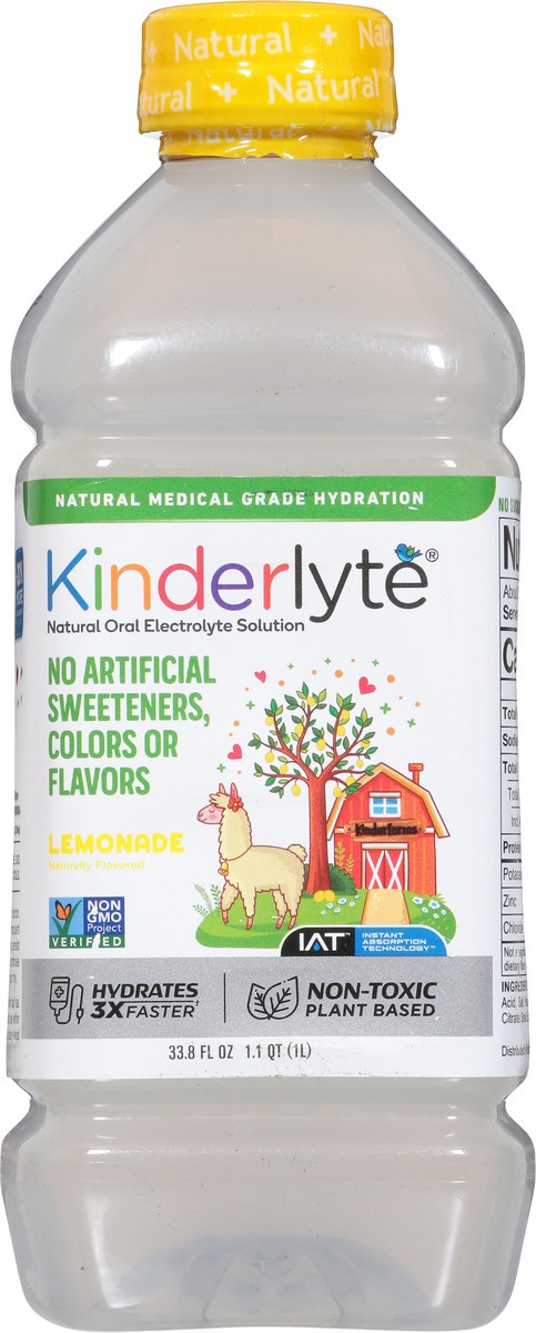 slide 6 of 9, KinderLyte Lemonade Electrolyte Solution 33.8 fl oz, 33.8 fl oz