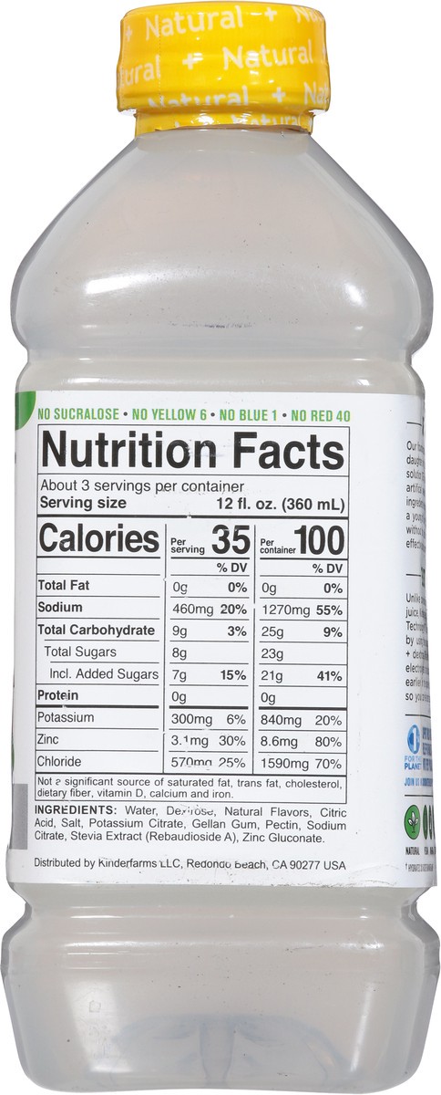slide 5 of 9, KinderLyte Lemonade Electrolyte Solution 33.8 fl oz, 33.8 fl oz