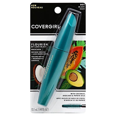 slide 1 of 1, Covergirl Flourish By Lash Blast Mascara Black 805, 0.44 oz