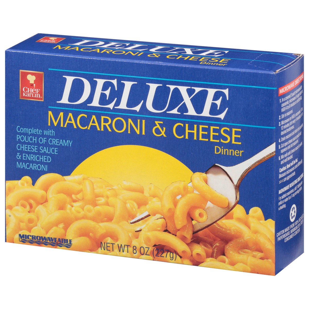 slide 13 of 13, Chef Karlin Deluxe Macaroni & Cheese Dinner 8 oz, 8 oz