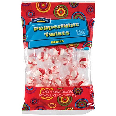 slide 1 of 1, Hill Country Fare Peppermint Twist, 4.75 oz