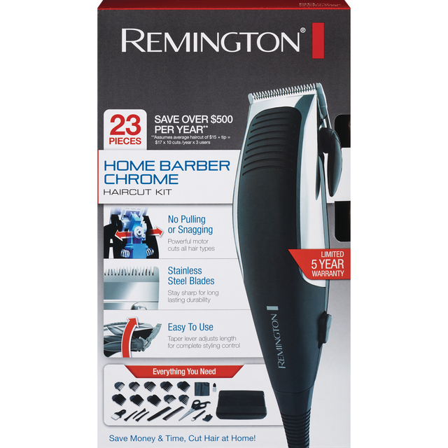 slide 1 of 1, Remington Home Barber Haircut Kit, 1 ct