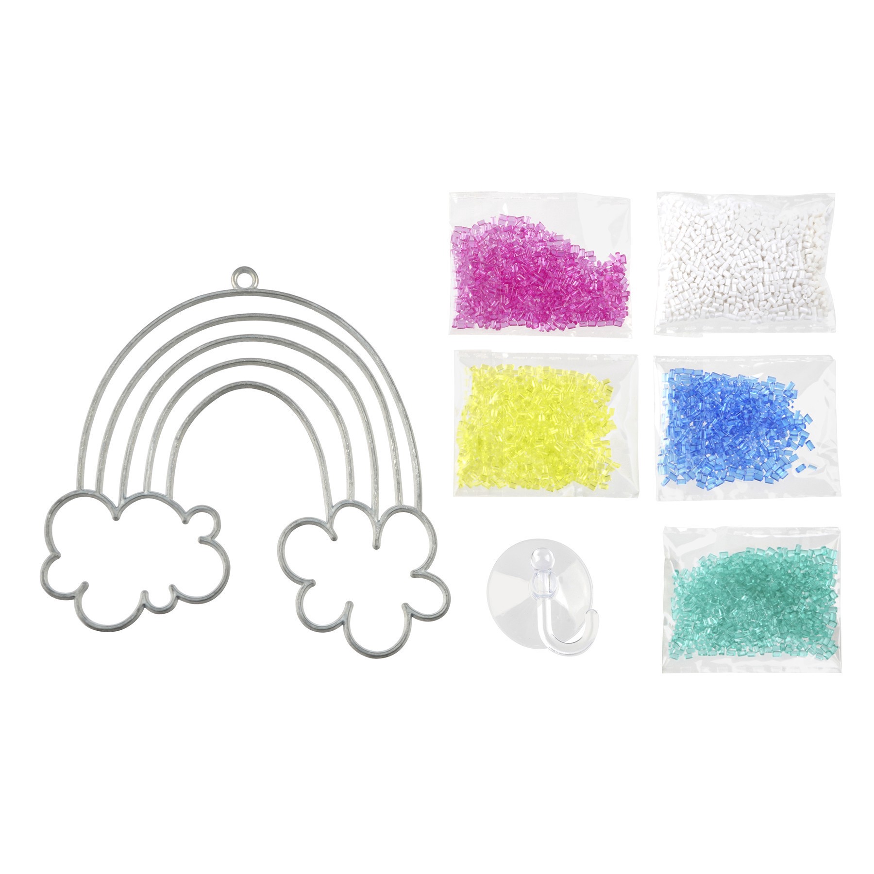 slide 2 of 3, Rainbow Color Your Way Bake It Suncatcher Kit By Creatology, 5.4 in x 4.3 in