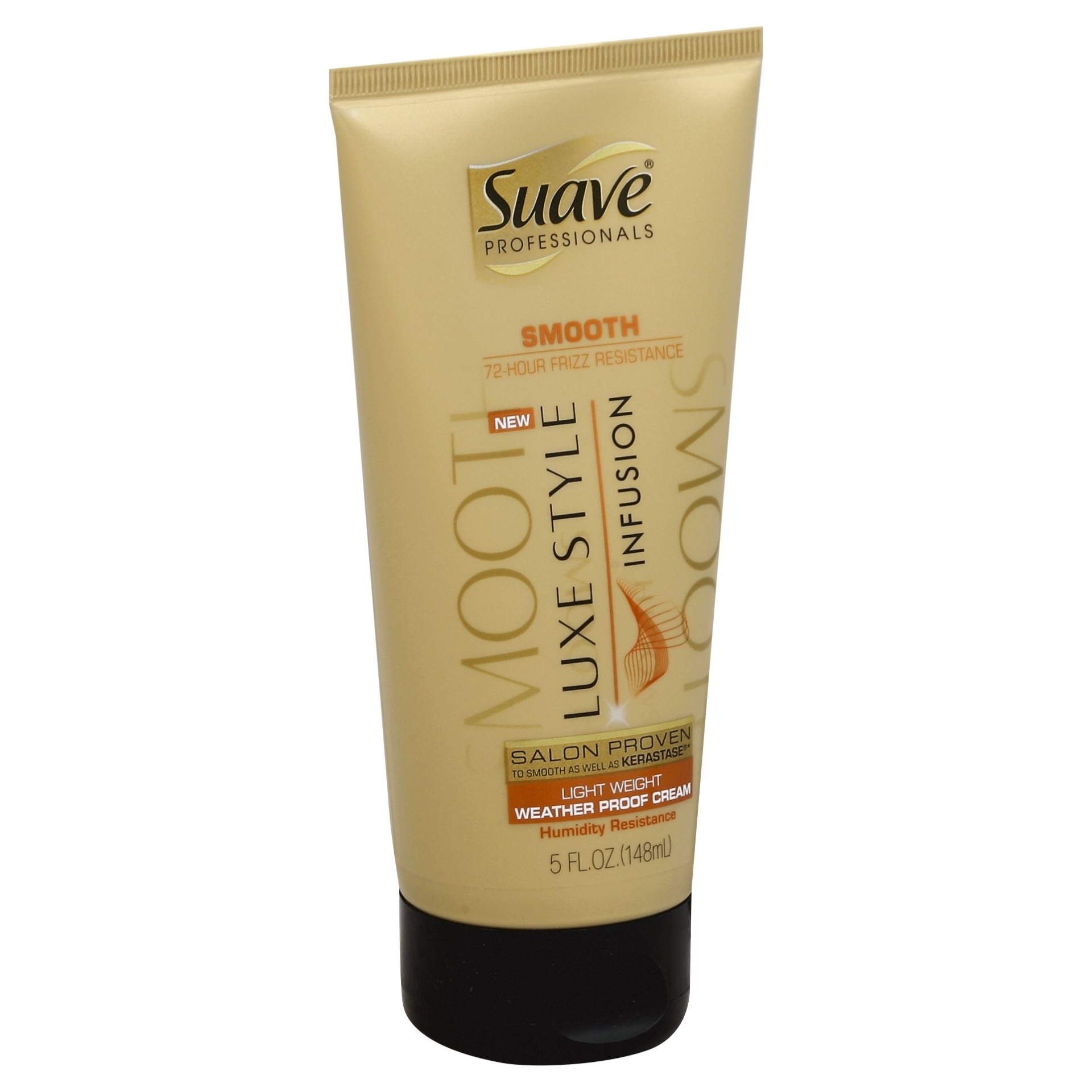 slide 1 of 7, Suave Professionals Luxe Style Infusion Smooth Lightweight Weather Proof Humidity Resistance Cream, 5oz, 5 oz