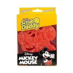 Scrub Daddy Disney Shapes Red Mickey Polymer Foam Sponge