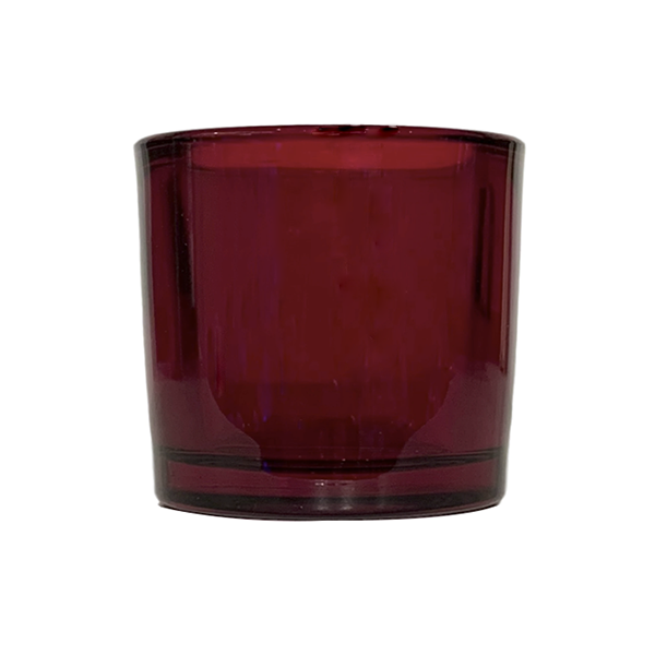 slide 1 of 1, Sunleaf Naturals Red Votive Glass For Candles, 1 ct