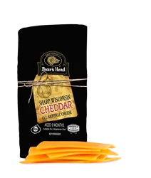 Boar's Head Sharp Wisconsin Cheddar Cheese Black Wax