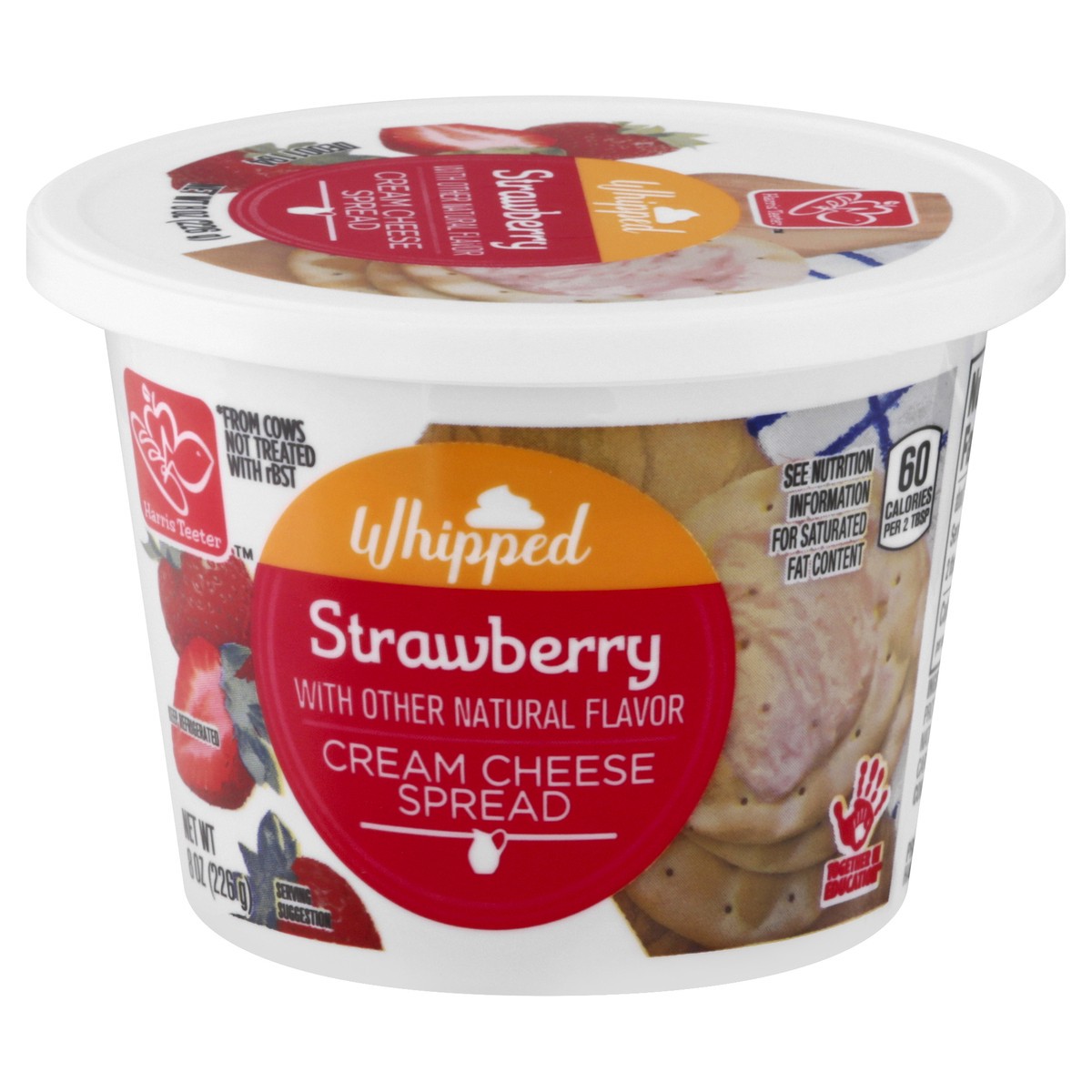 slide 4 of 9, Harris Teeter Whipped Cream Chs Strawbry, 1 ct