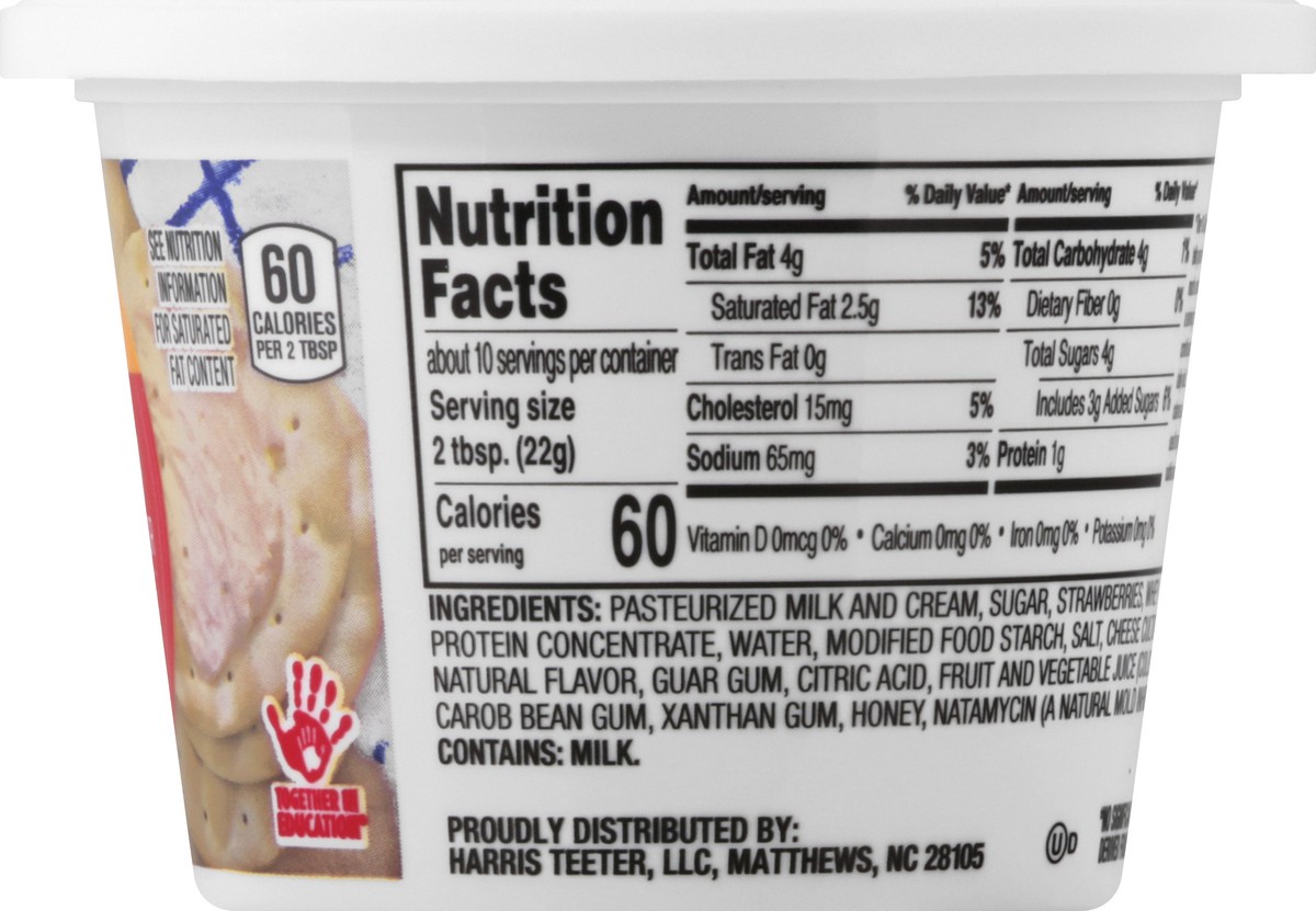 slide 2 of 9, Harris Teeter Whipped Cream Chs Strawbry, 1 ct